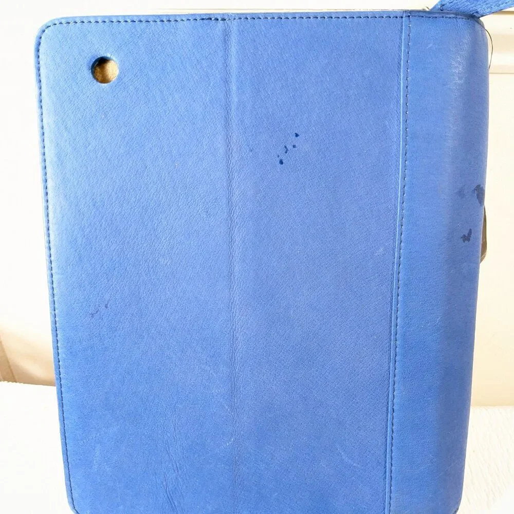 NEW Gun Tote'n Mamas Ipad Tablet Concealed Carry Case Leather Adjustable blue